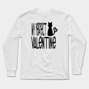 Valentine cat Long Sleeve T-Shirt